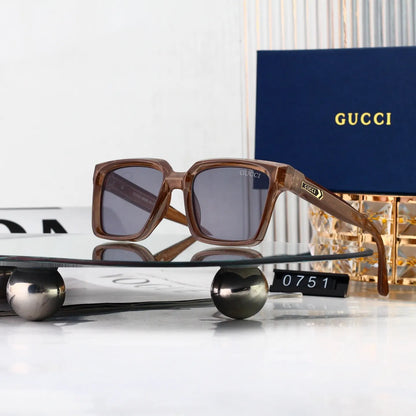 Clean Square Frame Sunglasses