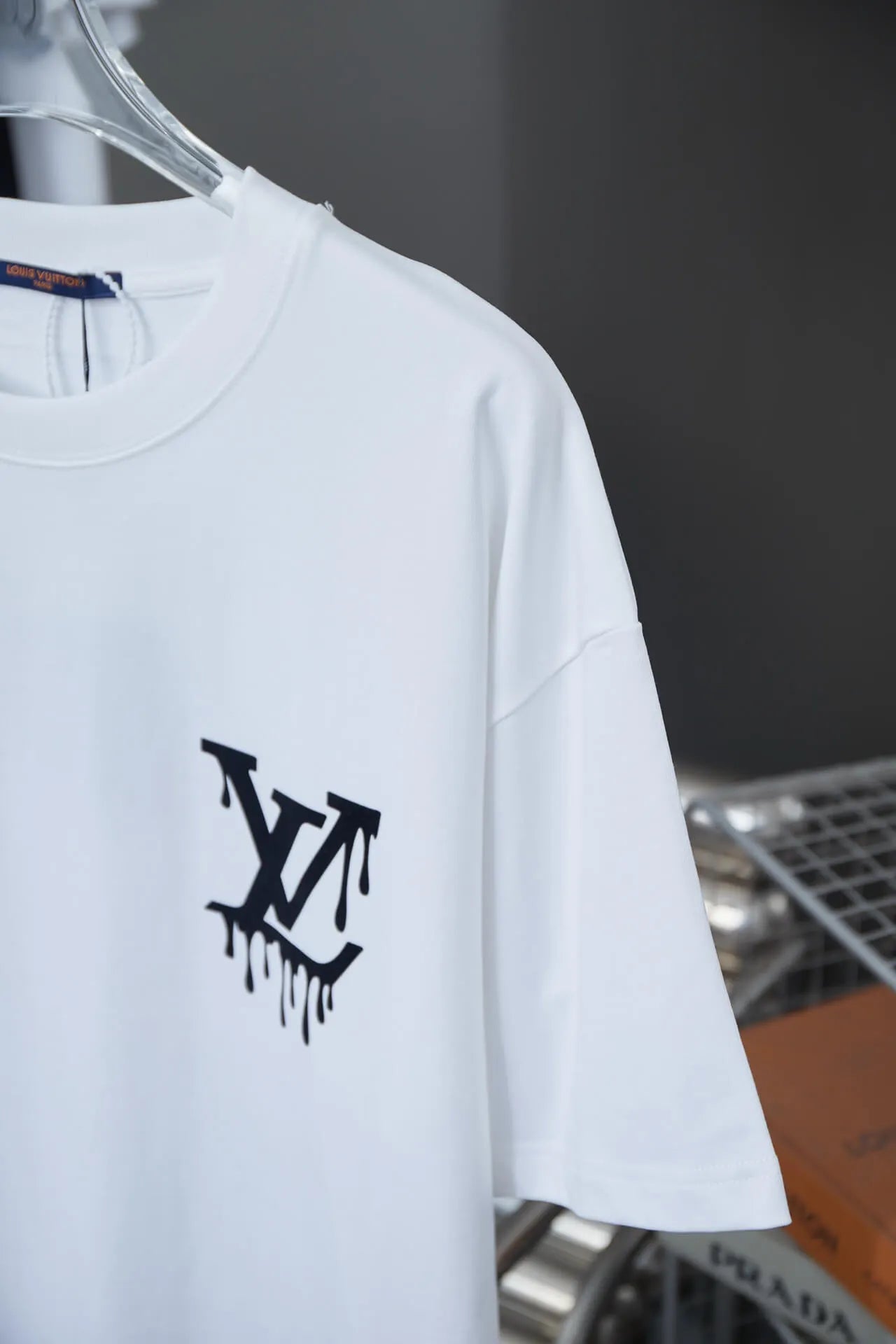 Back Melt Logo Print Short Sleeve T‑Shirt
