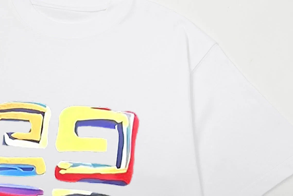 Colorful Hand-Drawn T Shirt