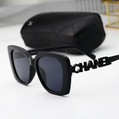 Trendy Hollow-Out Square-Round Sunglasses