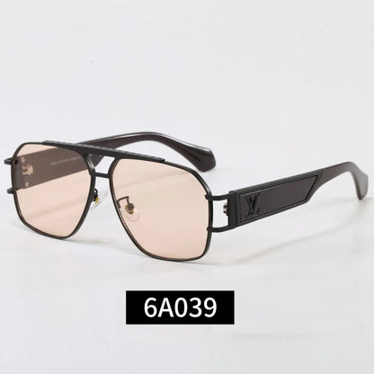 Double Bridge Pilot Sunglasses