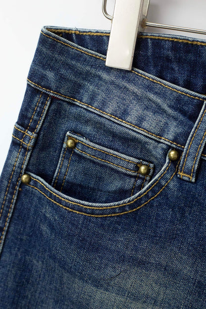 Classic Element‑Print Jeans