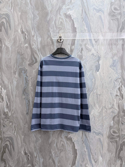 Blue Stripe Sweatshirt