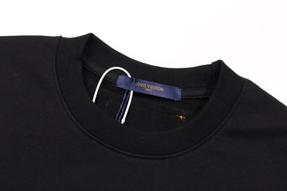 Classic Crew Neck Print Sweatshirt