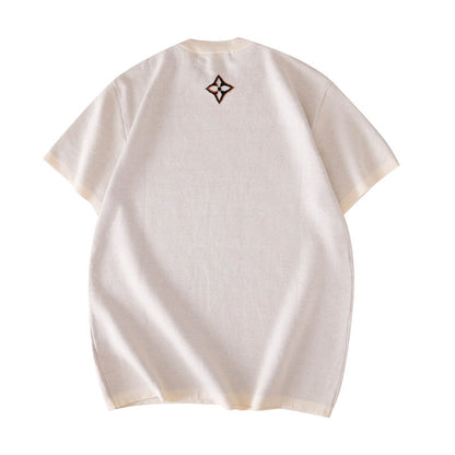 Jacquard Knit T-Shirt