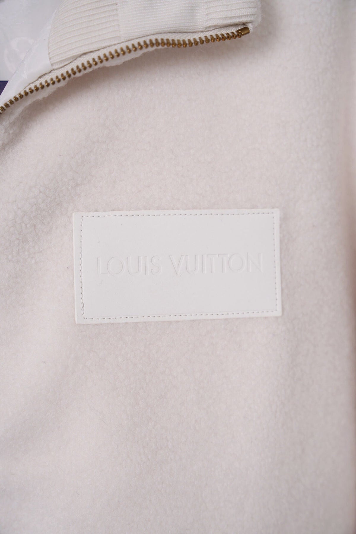 Stand Collar Jacquard Fleece Zip Jacket