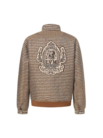 Houndstooth Monogram Jacket