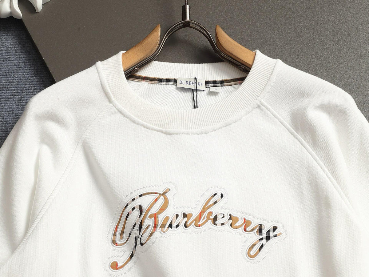 Plaid Applique Sweatshirt