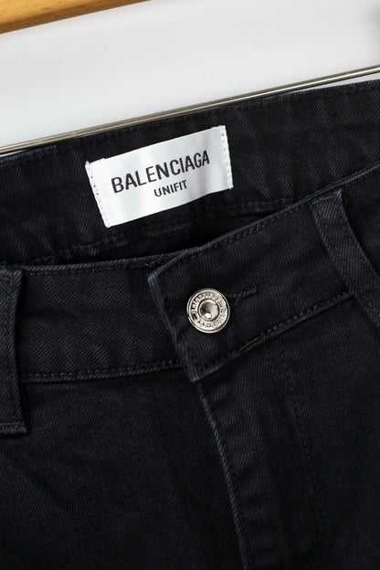 City Gate Pattern Pocket Jeans