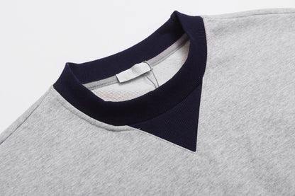 V-Neck Design Sweatshirt