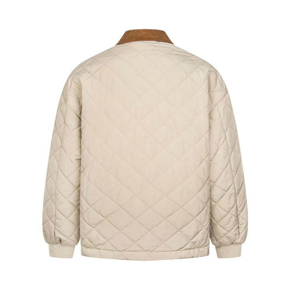 Diamond Quilted Padded Jacket
