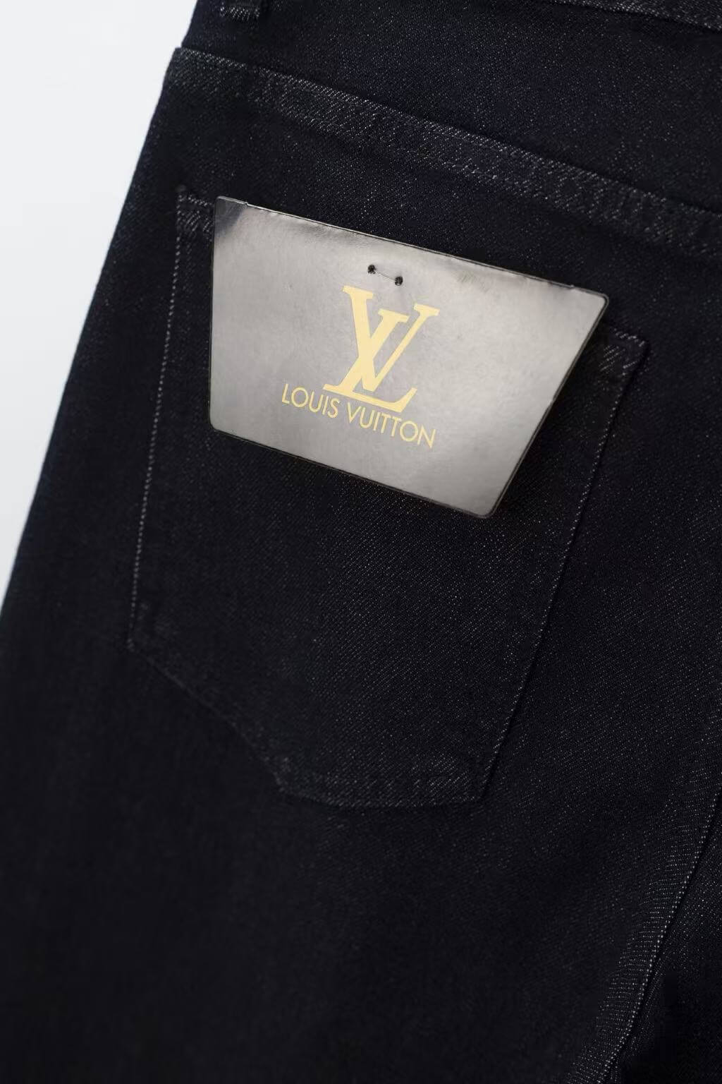 Pocket All‑Over Print Jeans