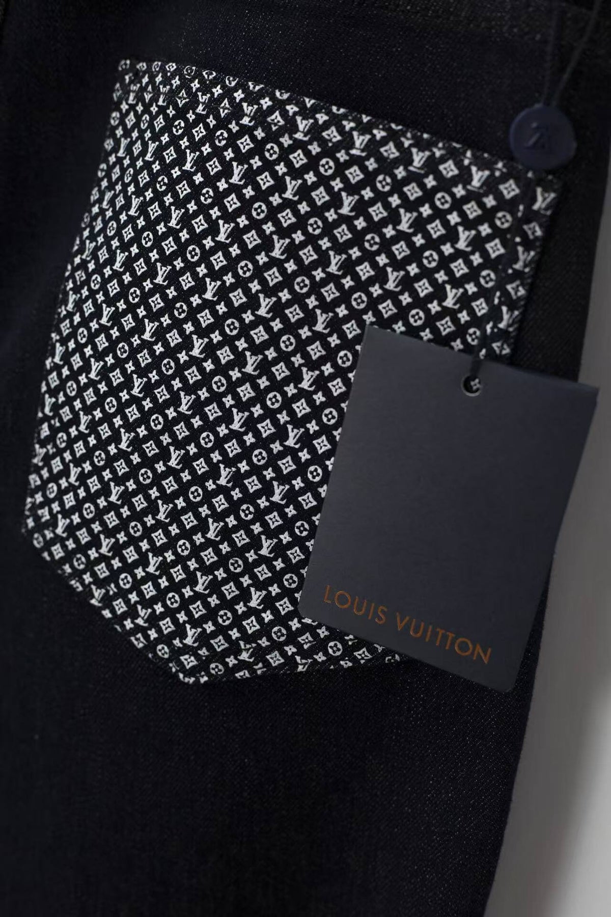 Pocket All‑Over Print Jeans