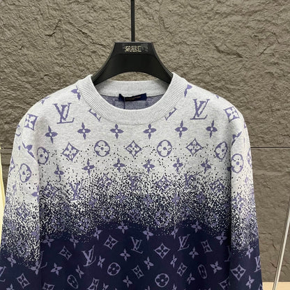 Gradient All-Over Print Sweatshirt