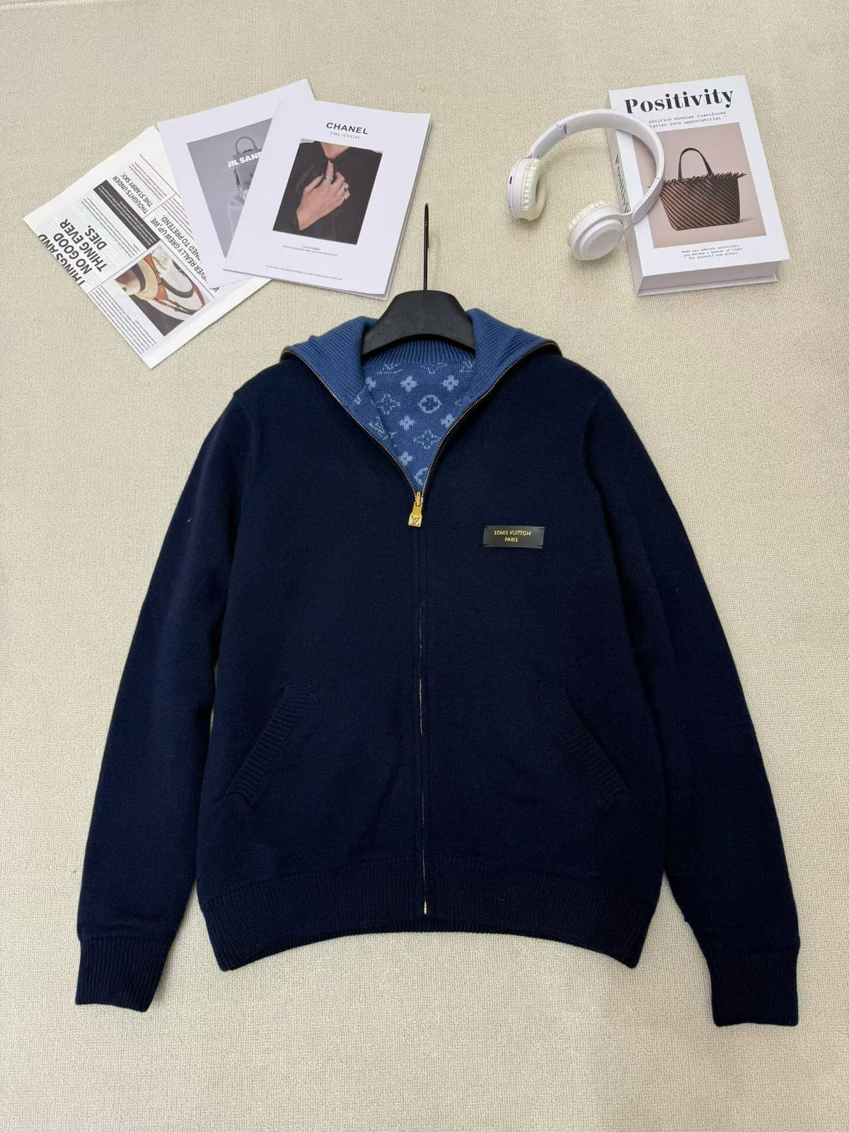 Reversible Jacquard Jacket
