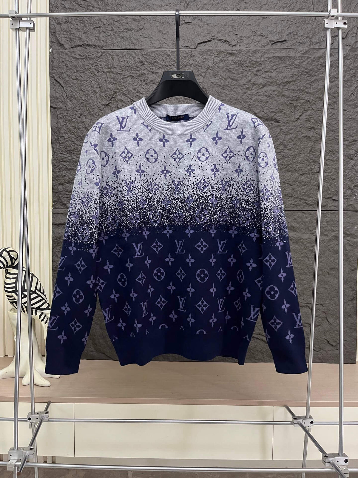 Gradient All-Over Print Sweatshirt