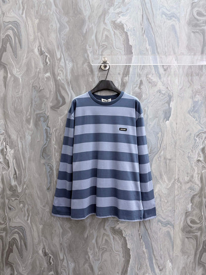 Blue Stripe Sweatshirt