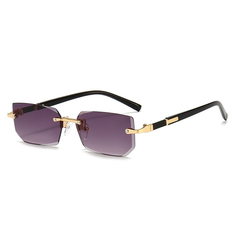 Women Men Shades Small Rectangle Sun Glasses
