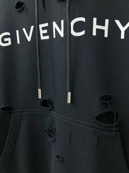 Double Layer Cut hoodie