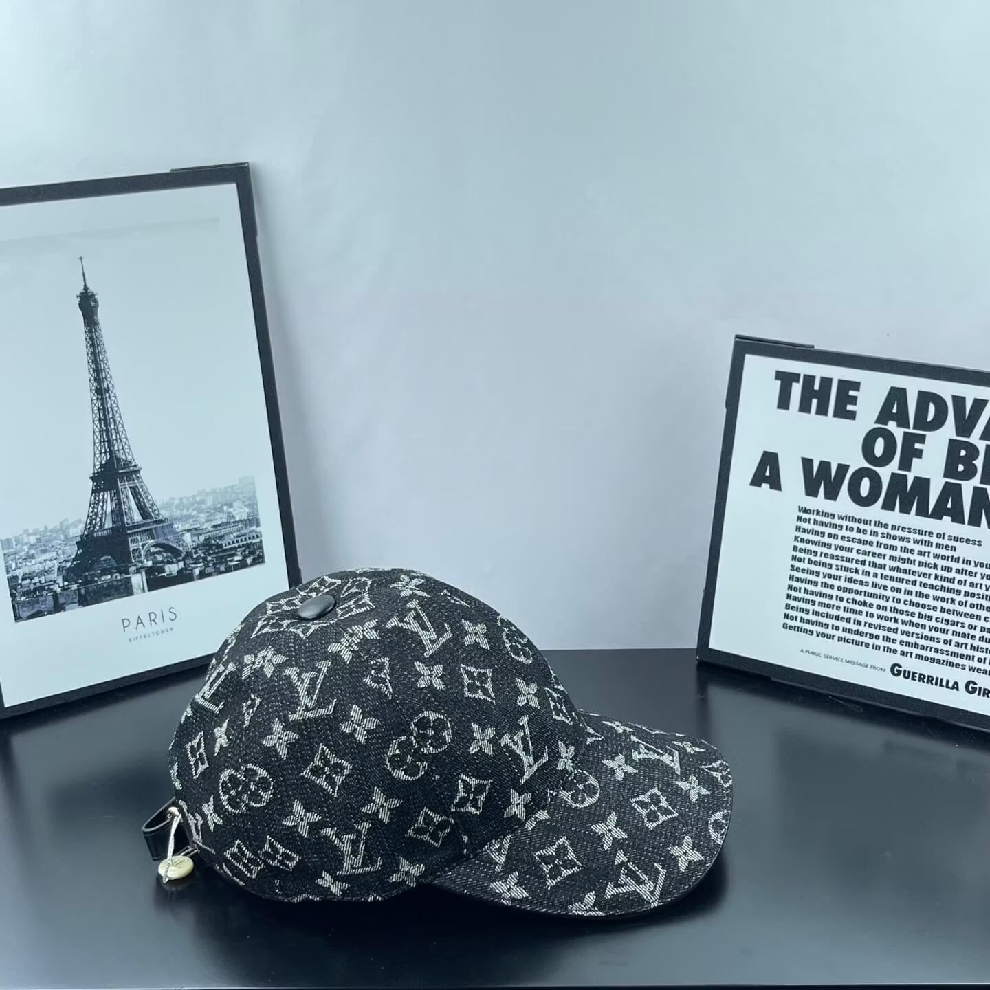 Denim Jacquard Webbing Baseball Cap
