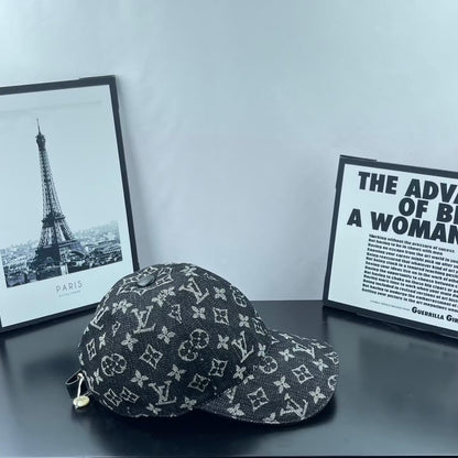 Denim Jacquard Webbing Baseball Cap