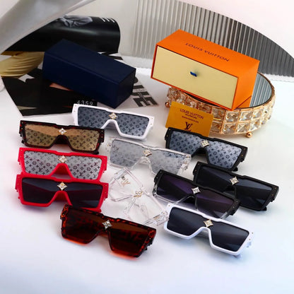 Fashion Rhinestone Decor Square Sunglasses