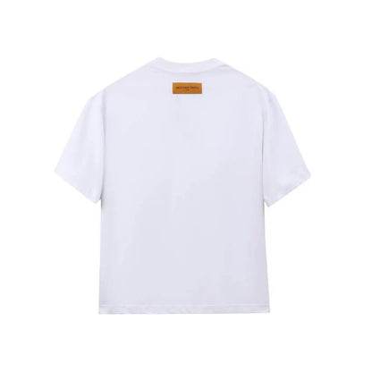 Cosmic Planet Cartoon Print T-Shirt