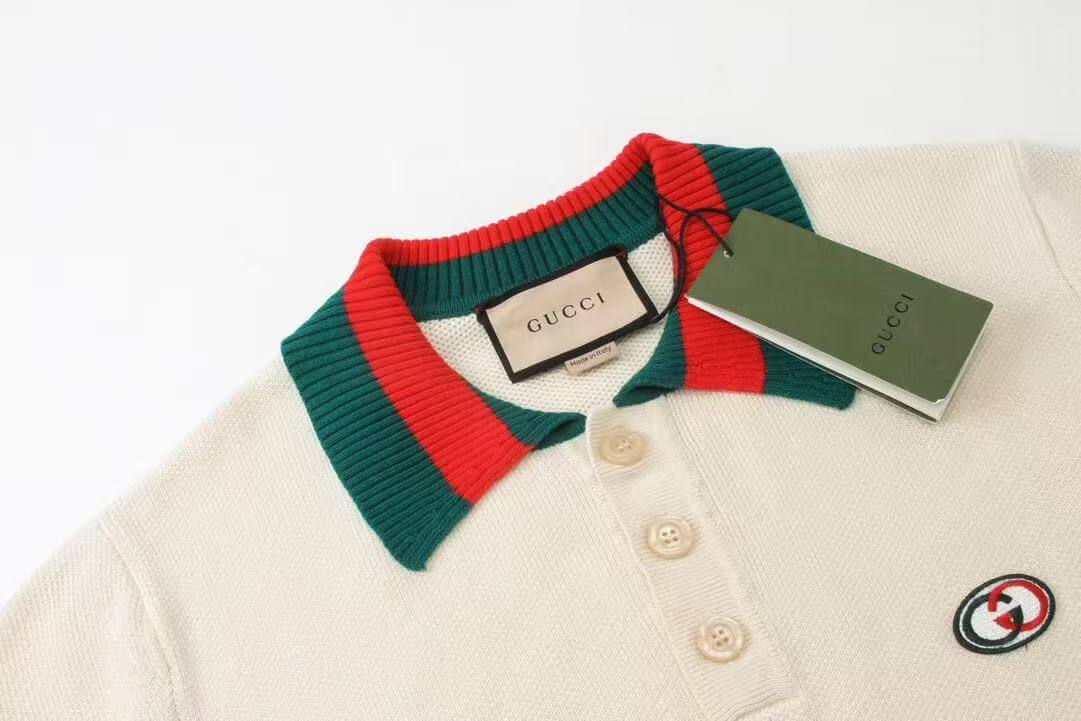 Double G Knit Collar Polo Shirt