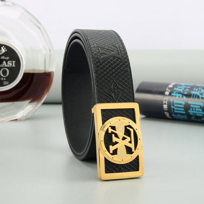 Cowhide Design Belt