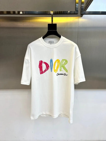 Colorful Graffiti Printed T-shirt