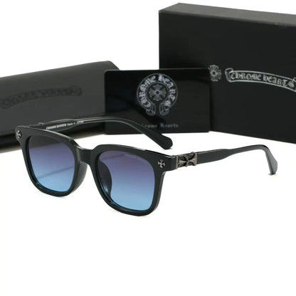Cross Carved Wayfarer Sunglasses