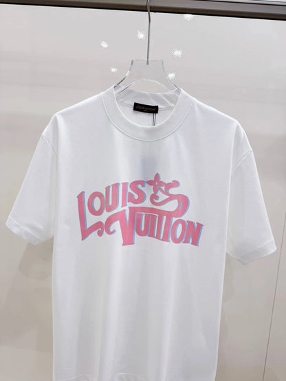 3D Shadow Graffiti Letter Print T-Shirt