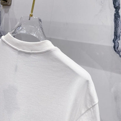 Triangle Pattern 3D Embroidery T Shirt