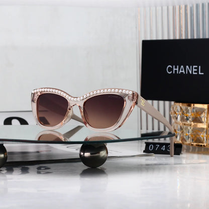 Pearl-Accented Sunglasses