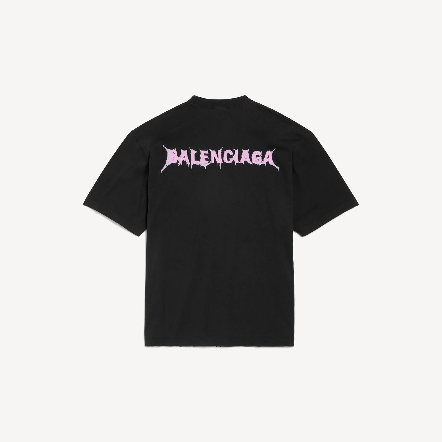 Pink Letter Print T‑Shirt