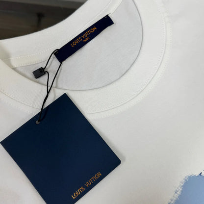 Blue Star Monogram Print T‑Shirt
