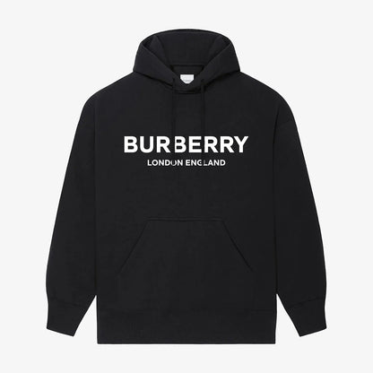 London Cotton Print Hoodie