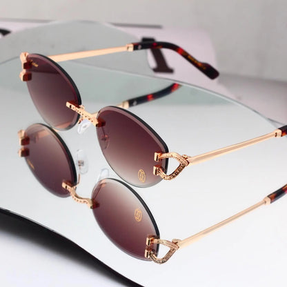 Multi-color Tinted Lens Fashion Sunglasses
