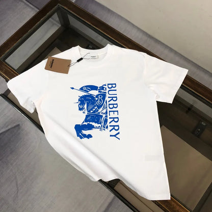 Horse Logo Vertical Print T‑Shirt