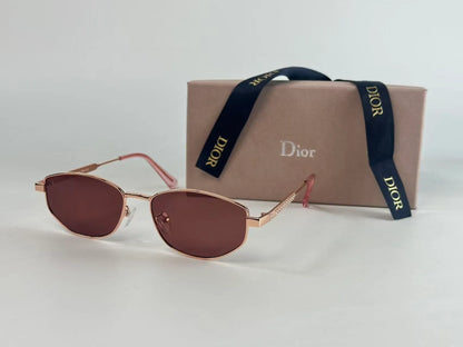 Thin Frame Irregular Rectangle Sunglasses