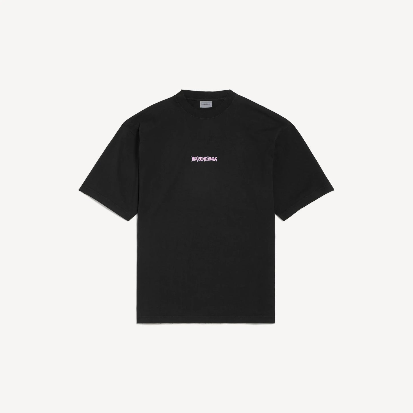 Pink Letter Print T‑Shirt