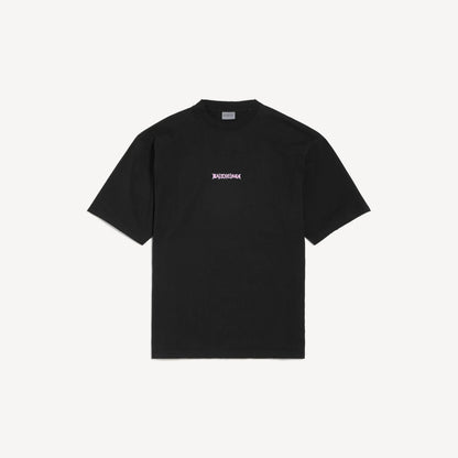Pink Letter Print T‑Shirt