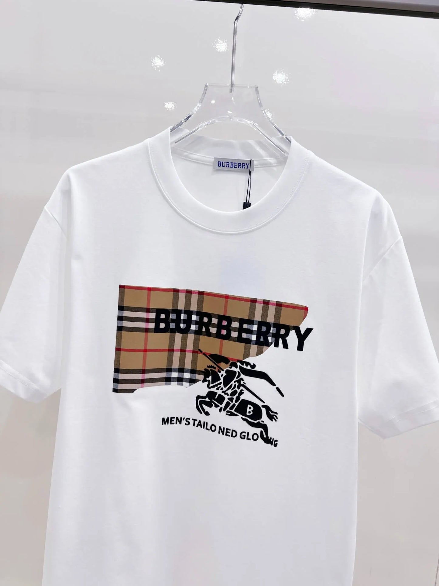 Classic Striped Horse Print T-Shirt