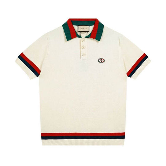 Double G Knit Collar Polo Shirt