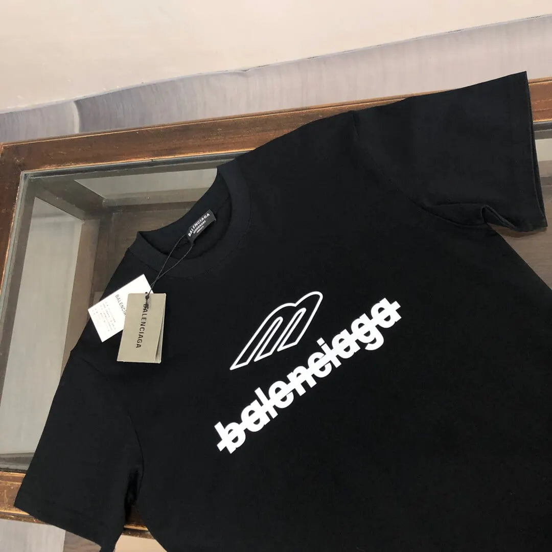 Stripe Letter T‑Shirt