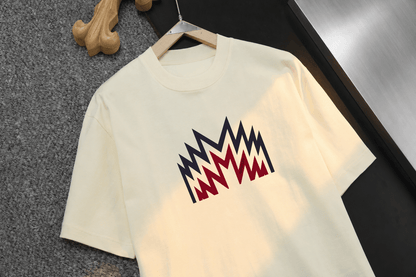 Zig‑zag M Logo Print T‑Shirt