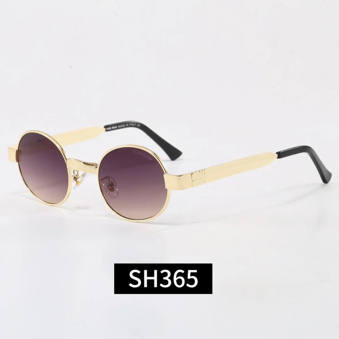 Vintage Thin Metal Round Sunglasses