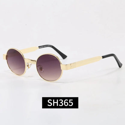 Vintage Thin Metal Round Sunglasses