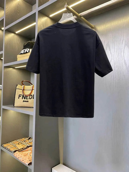 Letter Print Short‑Sleeve T‑Shirt