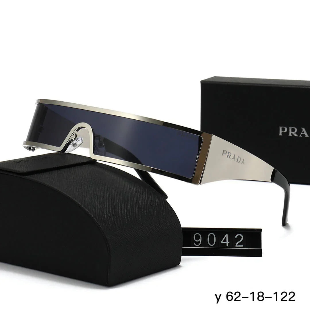 Unique One-Piece Square Sunglasses